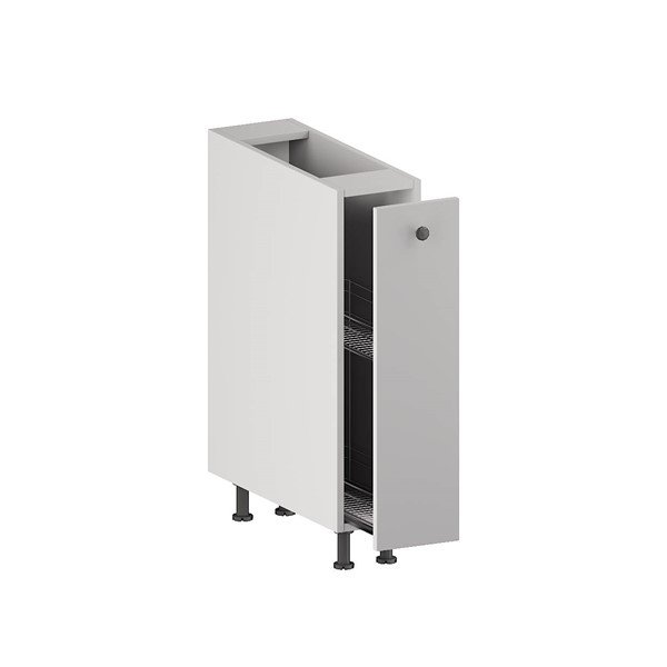 Base Cabinet (Pull-out Front with Crome Unit) (Narrow, 4 Legs) for kitchen